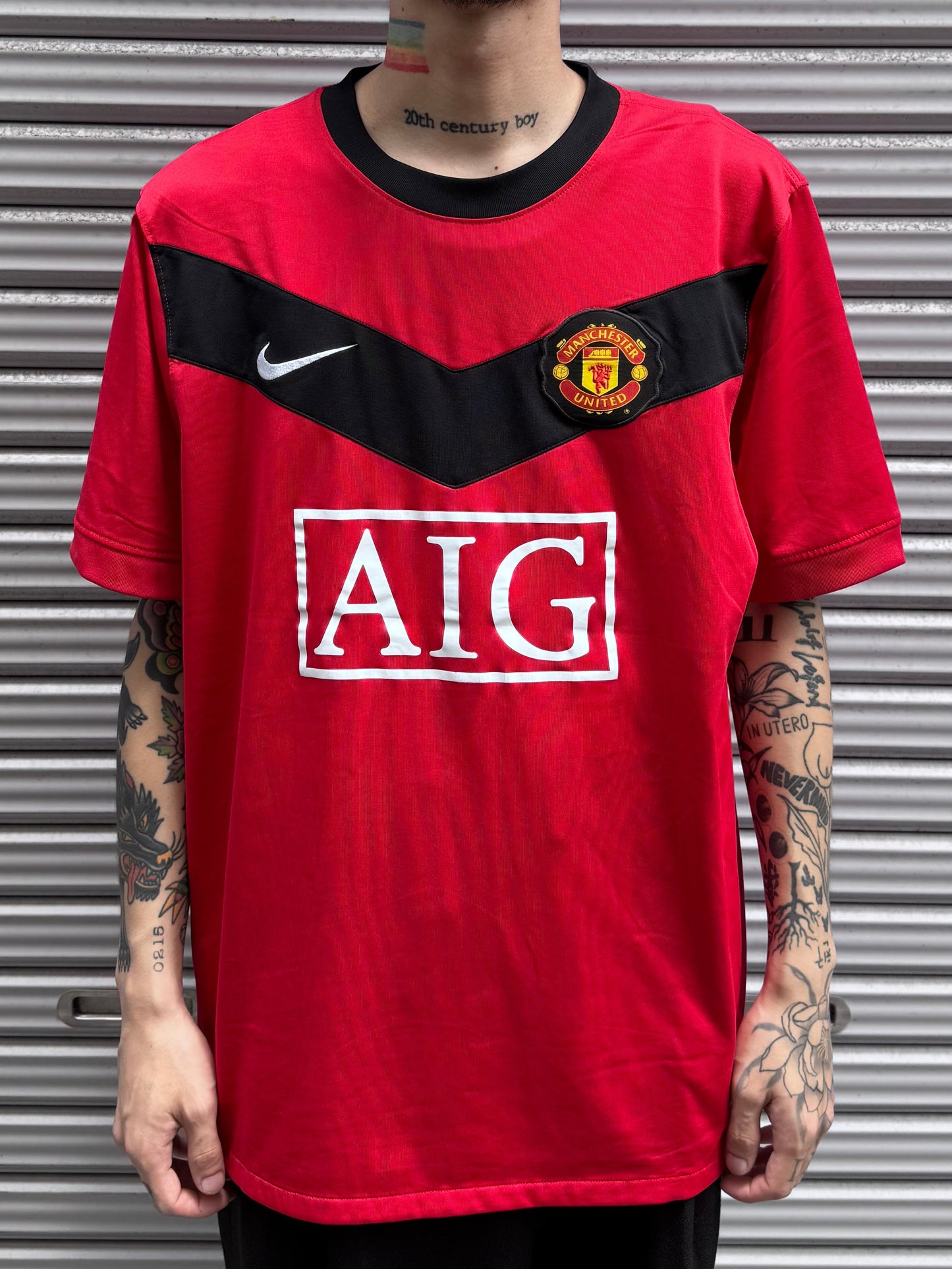00’s NIKE「MANCHESTER UNITED」サッカーシャツ