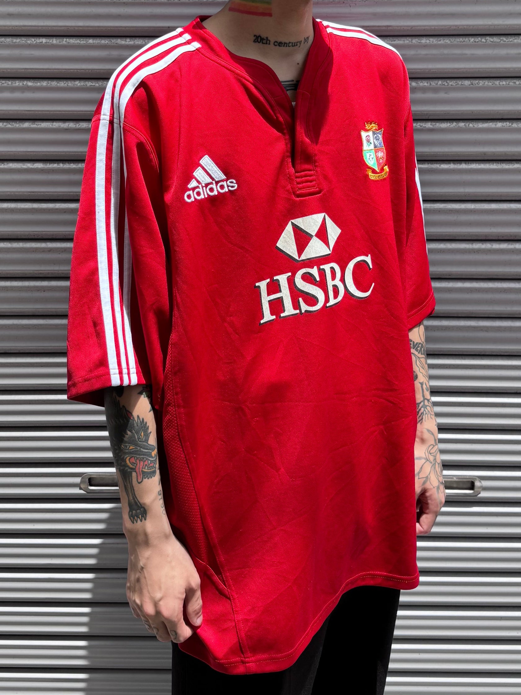 00’s adidas 「British & Irish Lions」 ラグビーシャツ