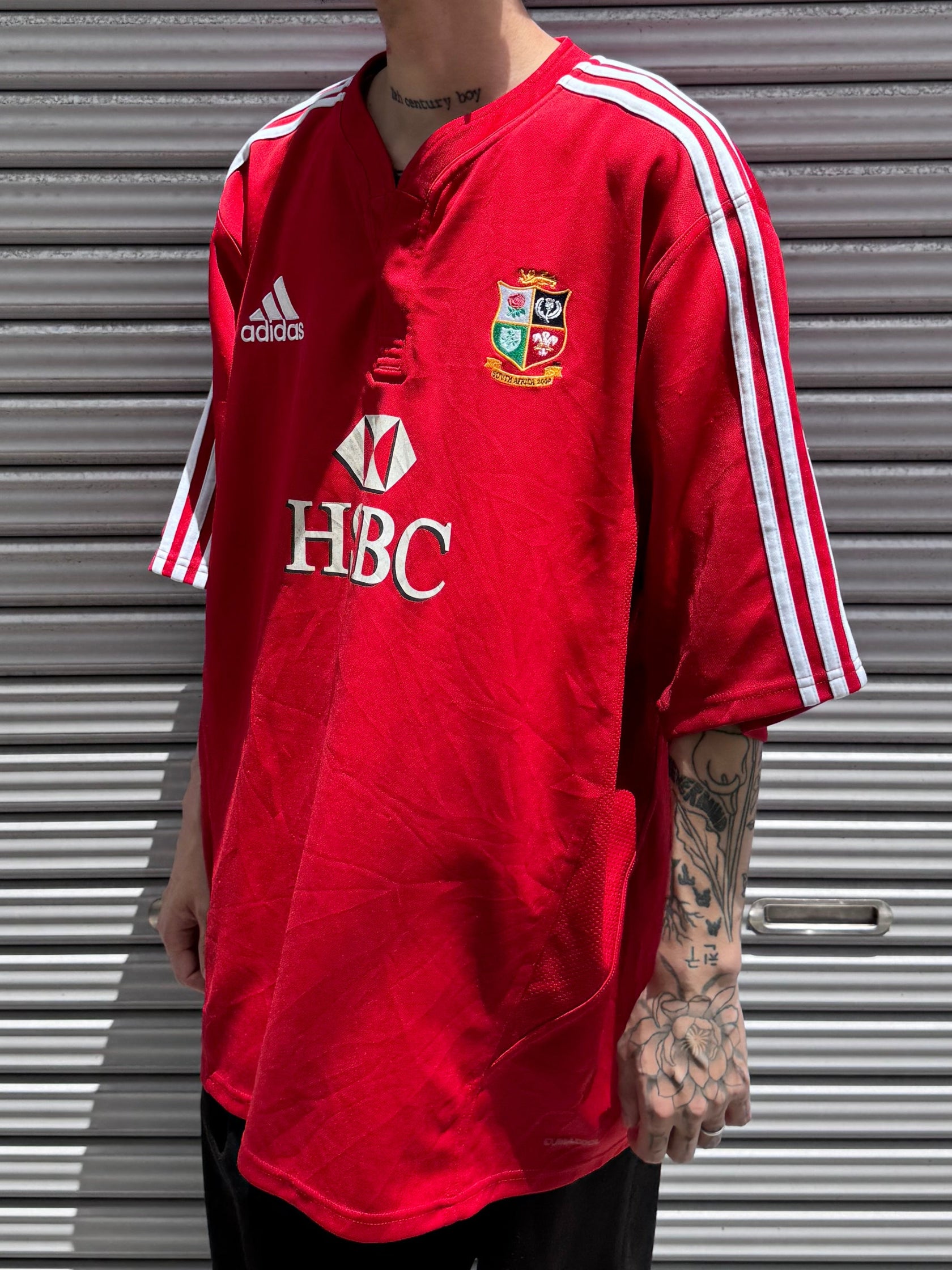 00’s adidas 「British & Irish Lions」 ラグビーシャツ