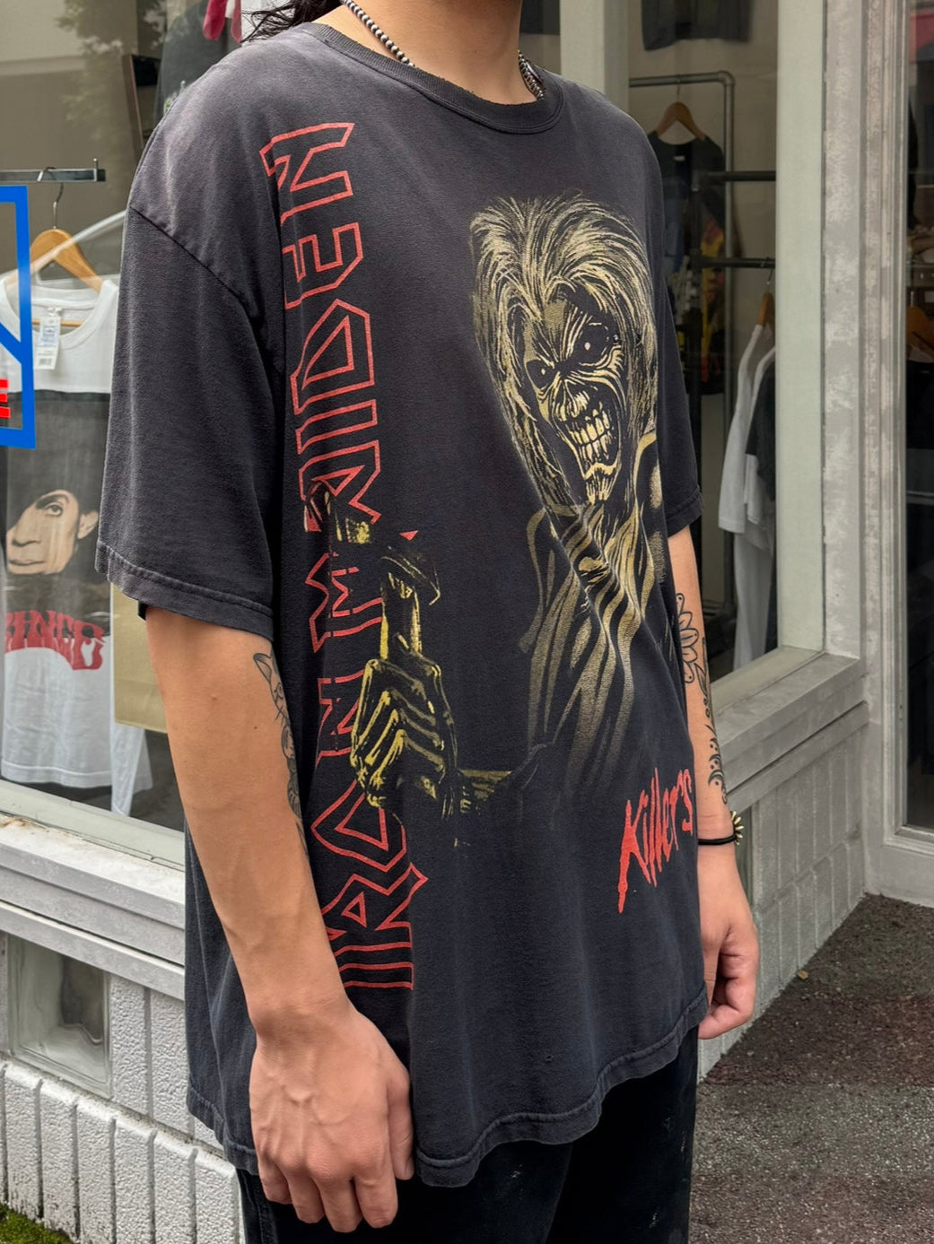 90's IRON MAIDEN「KILLERS EDDIE YELLOW」バンドTシャツ