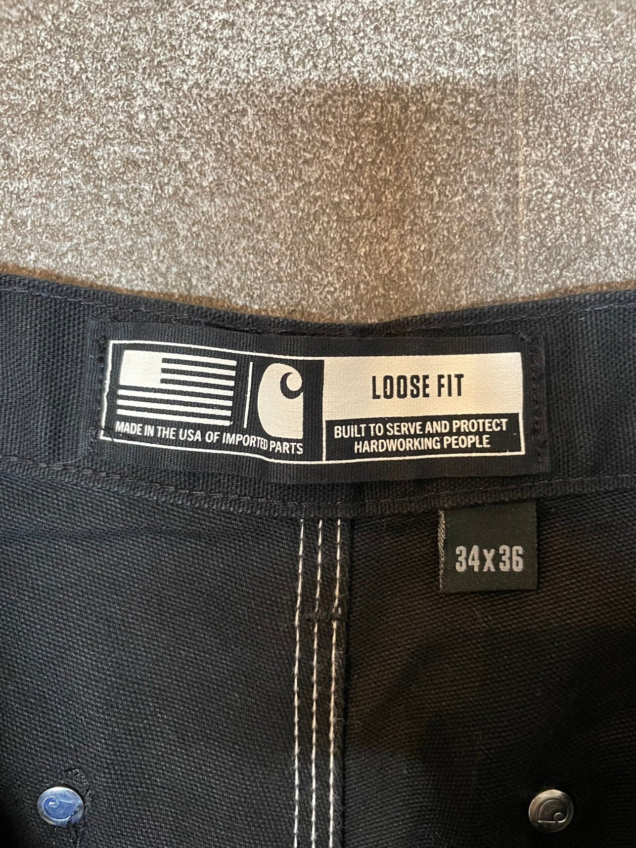 00's CARHART「DOUBLE NKEE PANT」USA製 ワークパンツ
