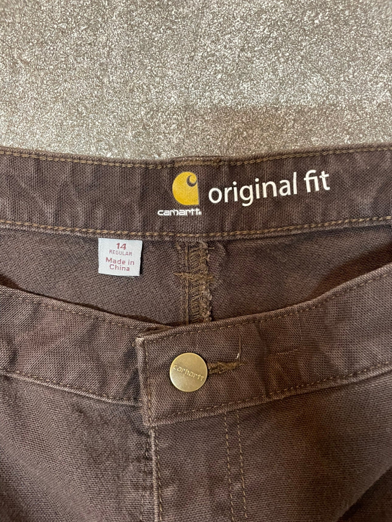 00's CARHART「DOUBLE NKEE PANT」ワークパンツ