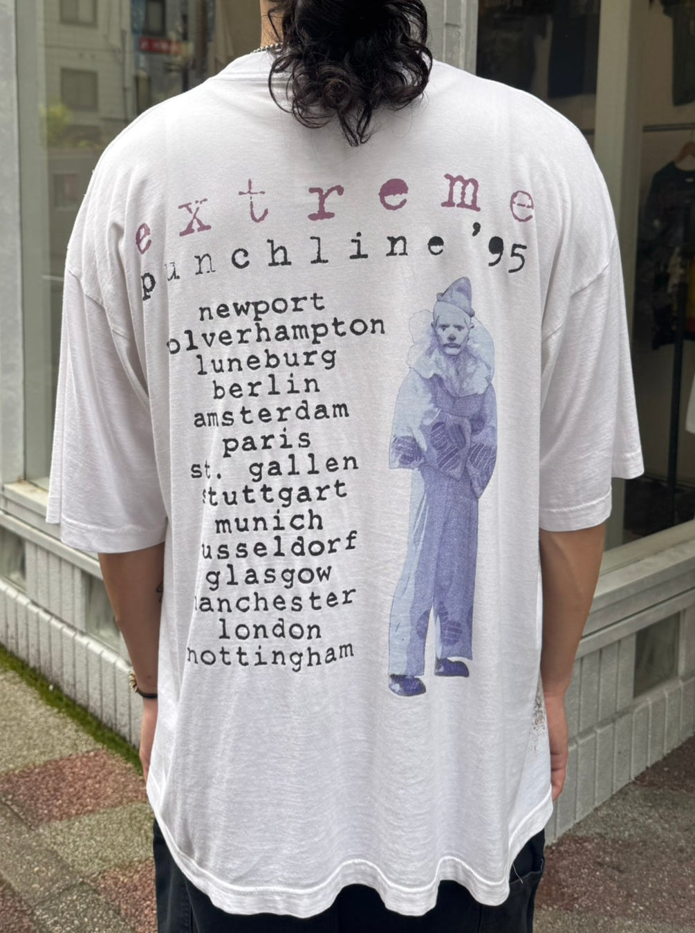 90's EXTREME「Punchline'95」バンドTシャツ