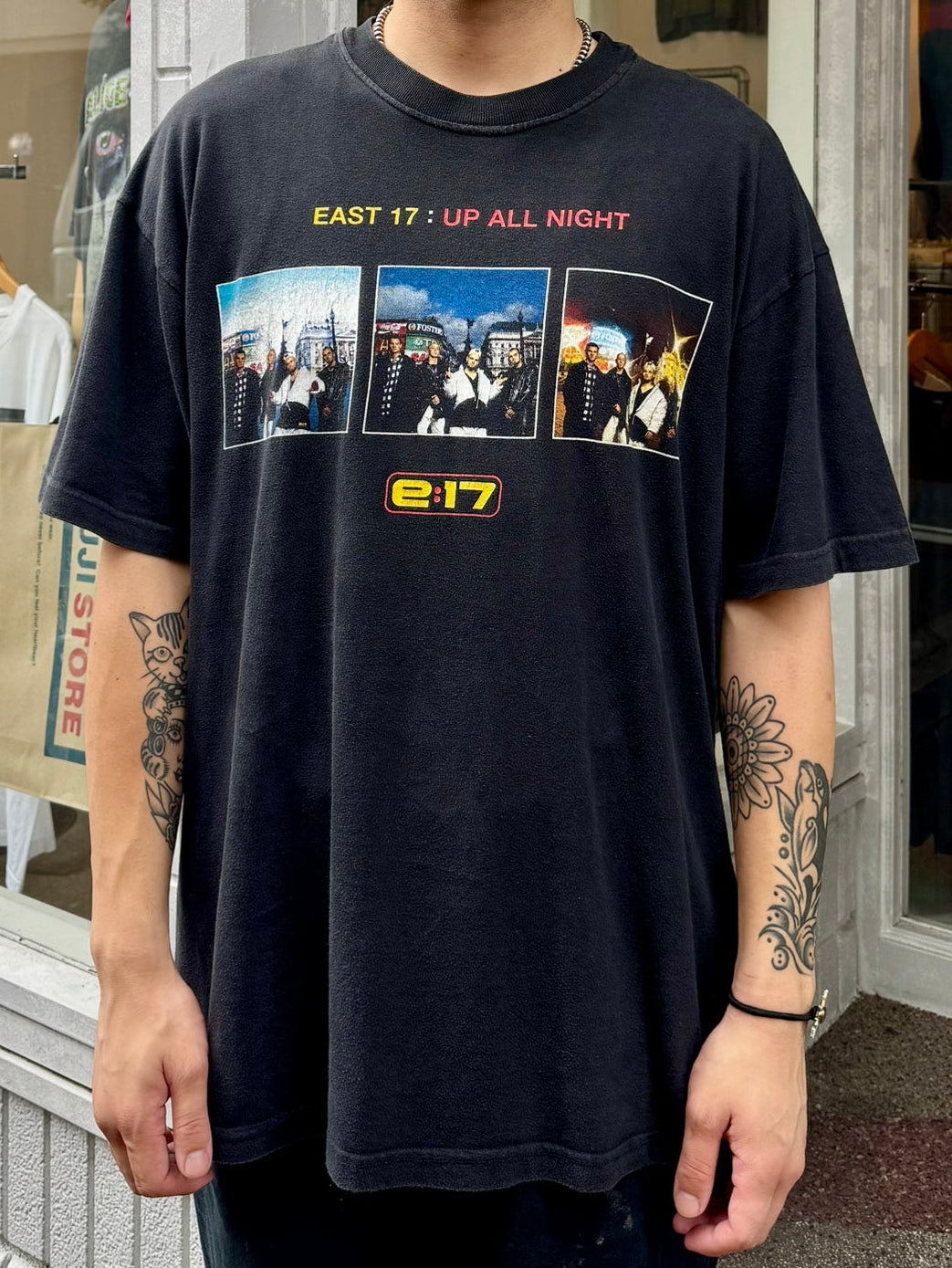 90's EAST 17「Up All Night」ラップTシャツ