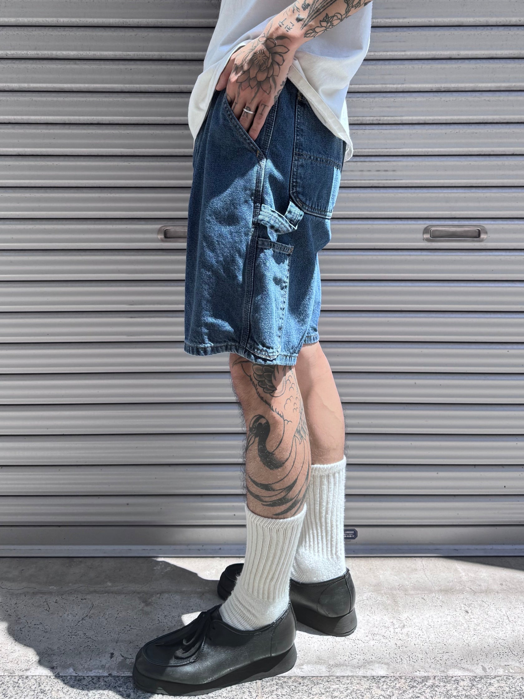 00's 「carhartt」ペインターデニムショーツ