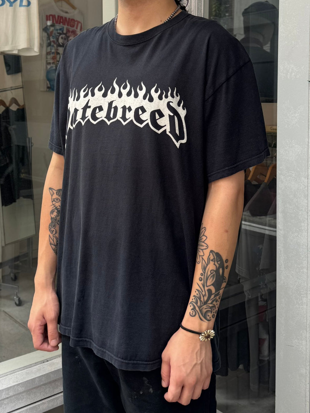 00's HATEBREED「Skull&Bat」バンドTシャツ