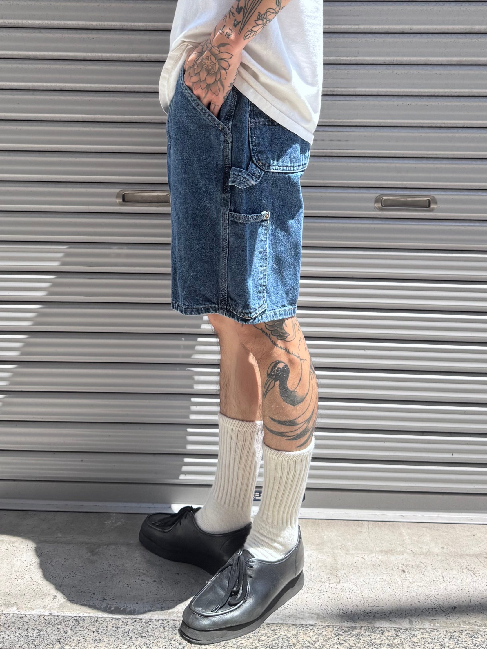 00's 「carhartt」ペインターデニムショーツ