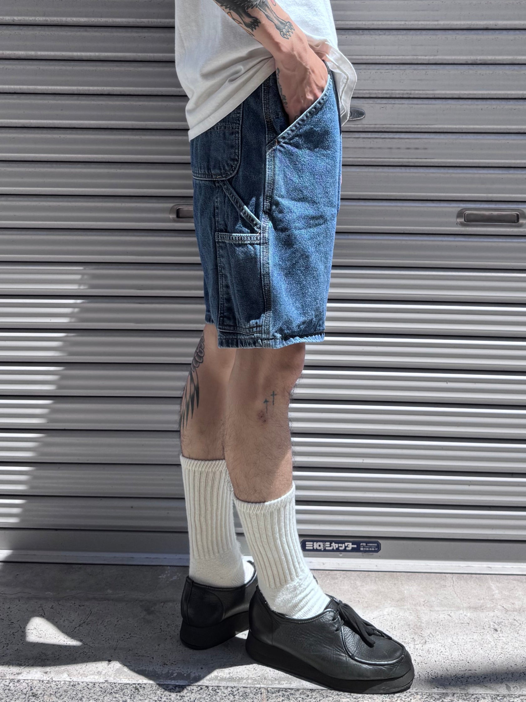 00's 「carhartt」ペインターデニムショーツ