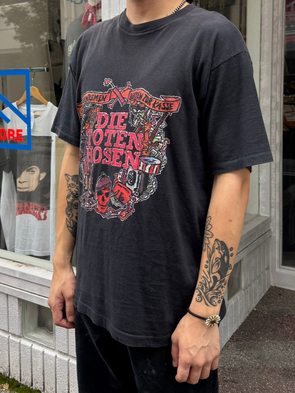 90's DIE TOTEN HOSEN「DIE GENTLEMEN BITTEN ZUR KASSE」バンドTシャツ