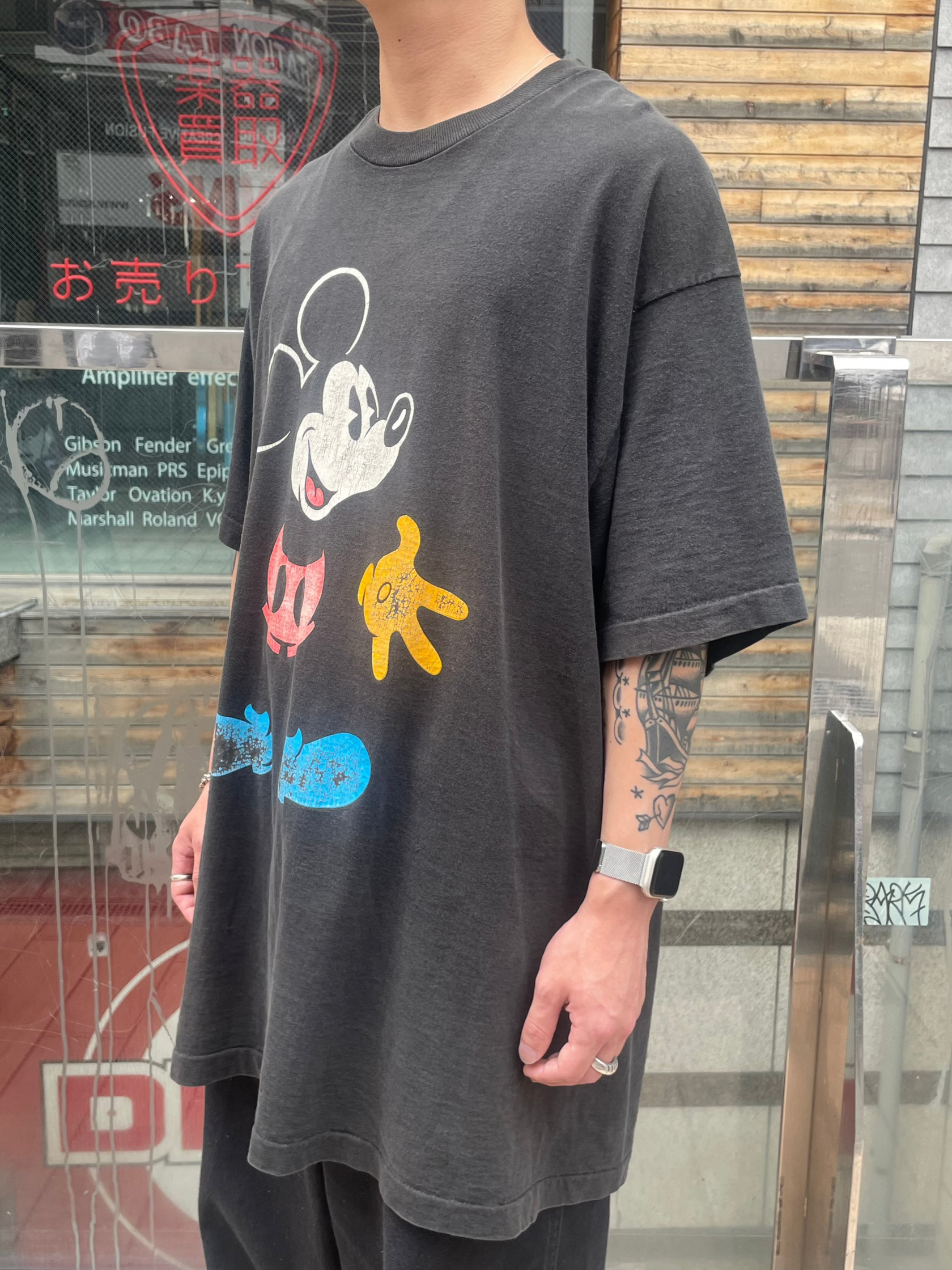 90's「Mickey& Co」USA製 キャラクターTシャツ