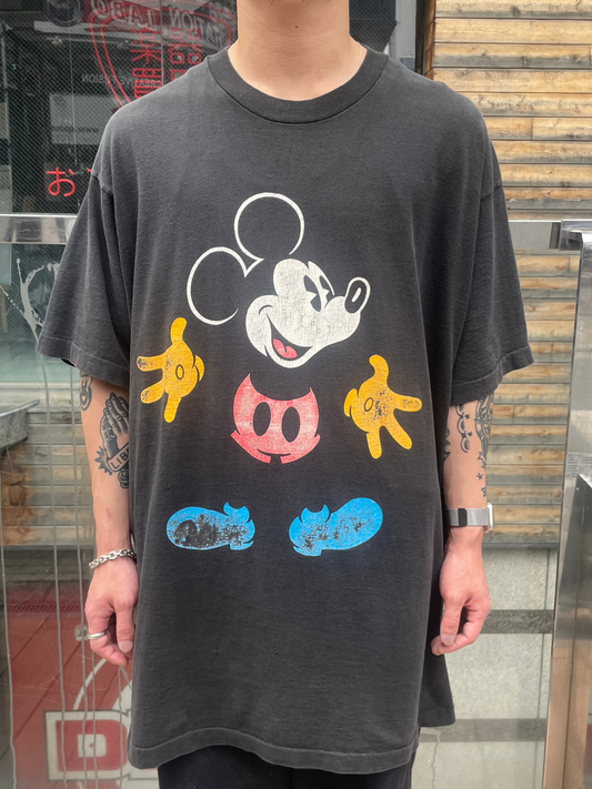 90's「Mickey& Co」USA製 キャラクターTシャツ