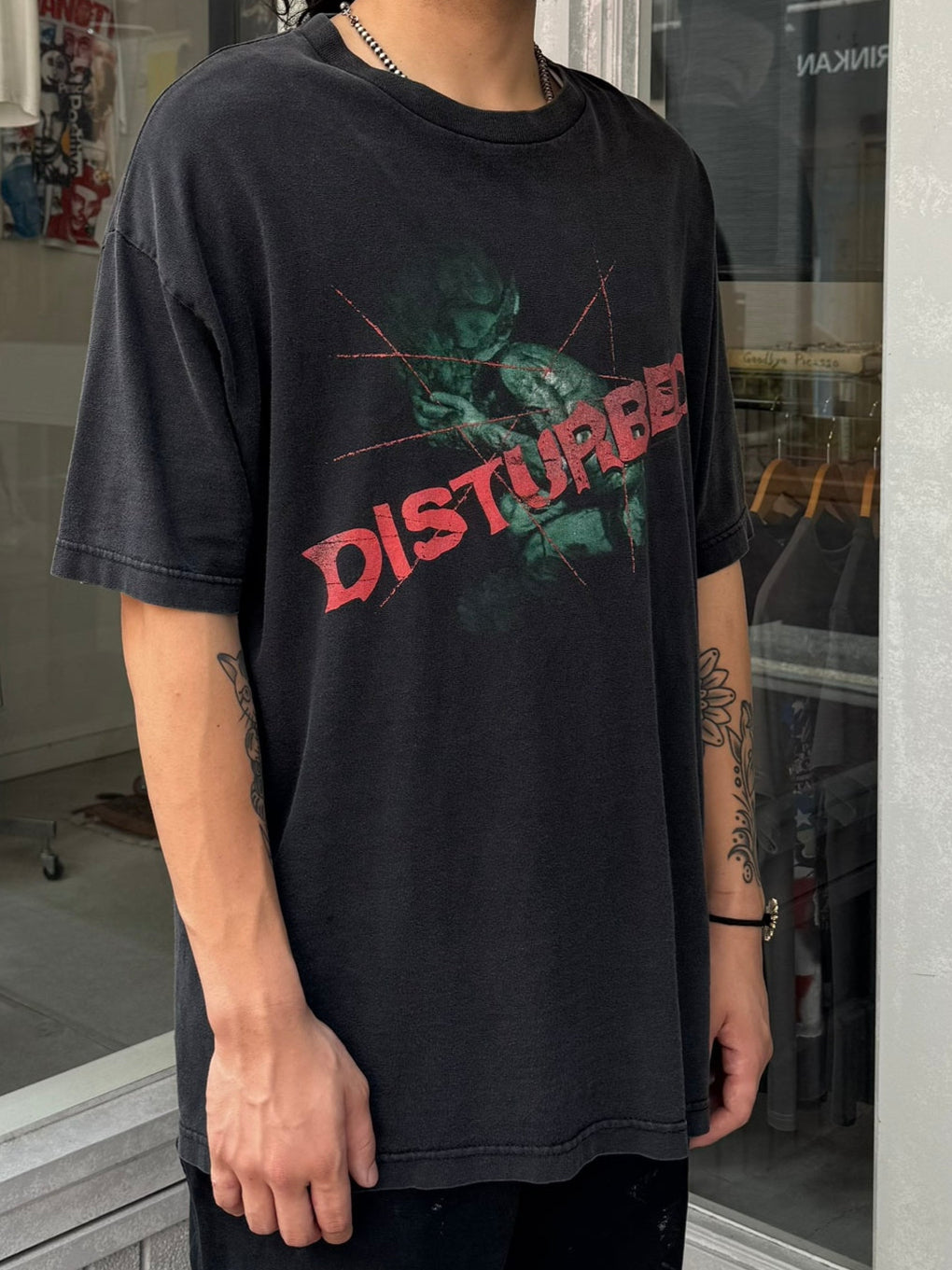 00's DISTURB「THE GUY」バンドTシャツ