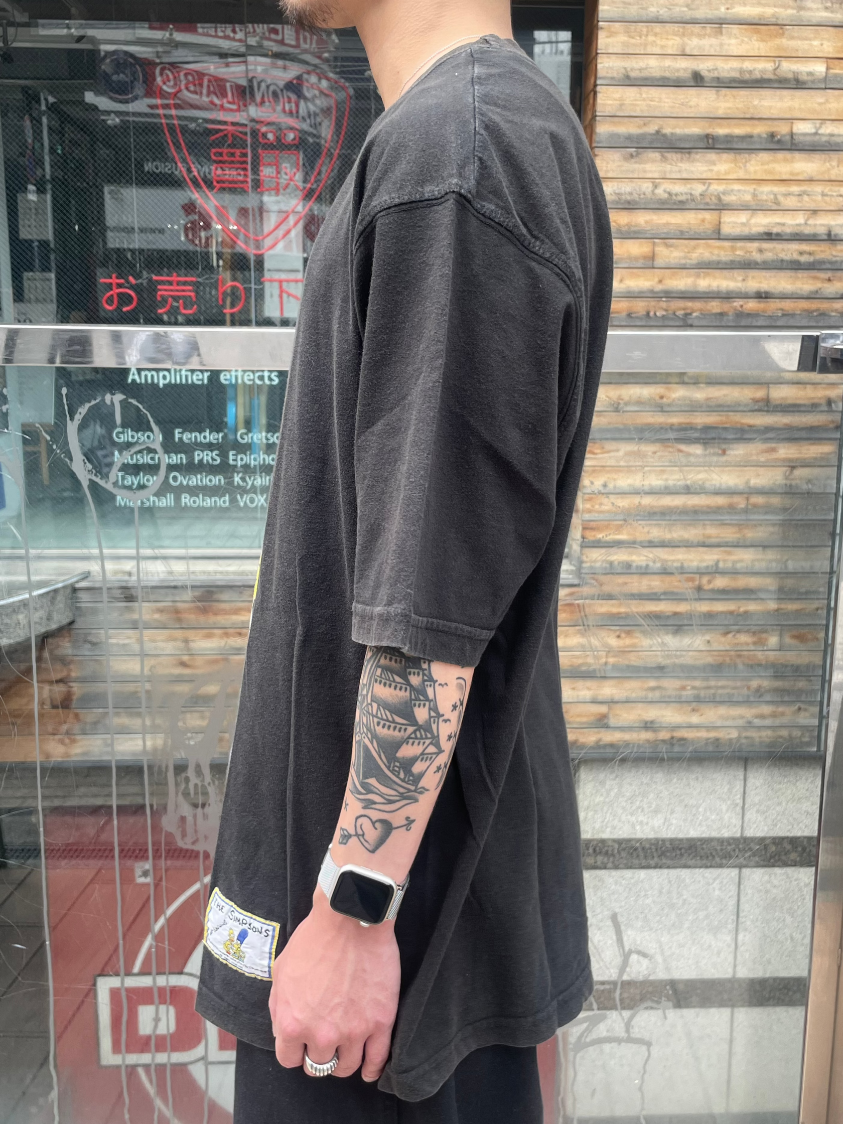 90's THE SIMPSONS「スーツ姿 ホーマー&バート」 キャラクターTシャツ