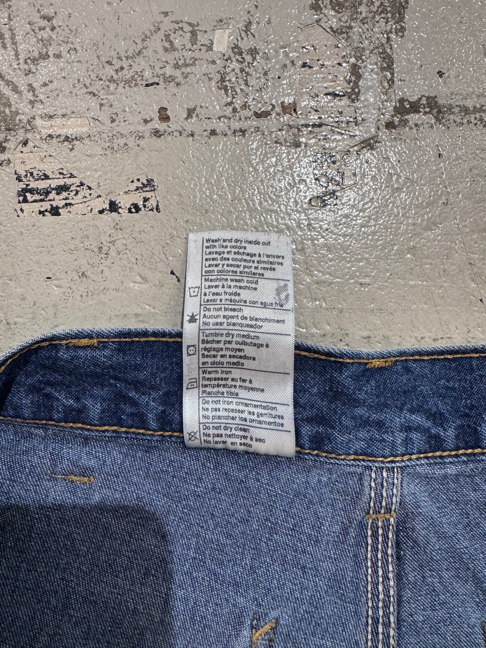 00's 「carhartt」ペインターデニムショーツ