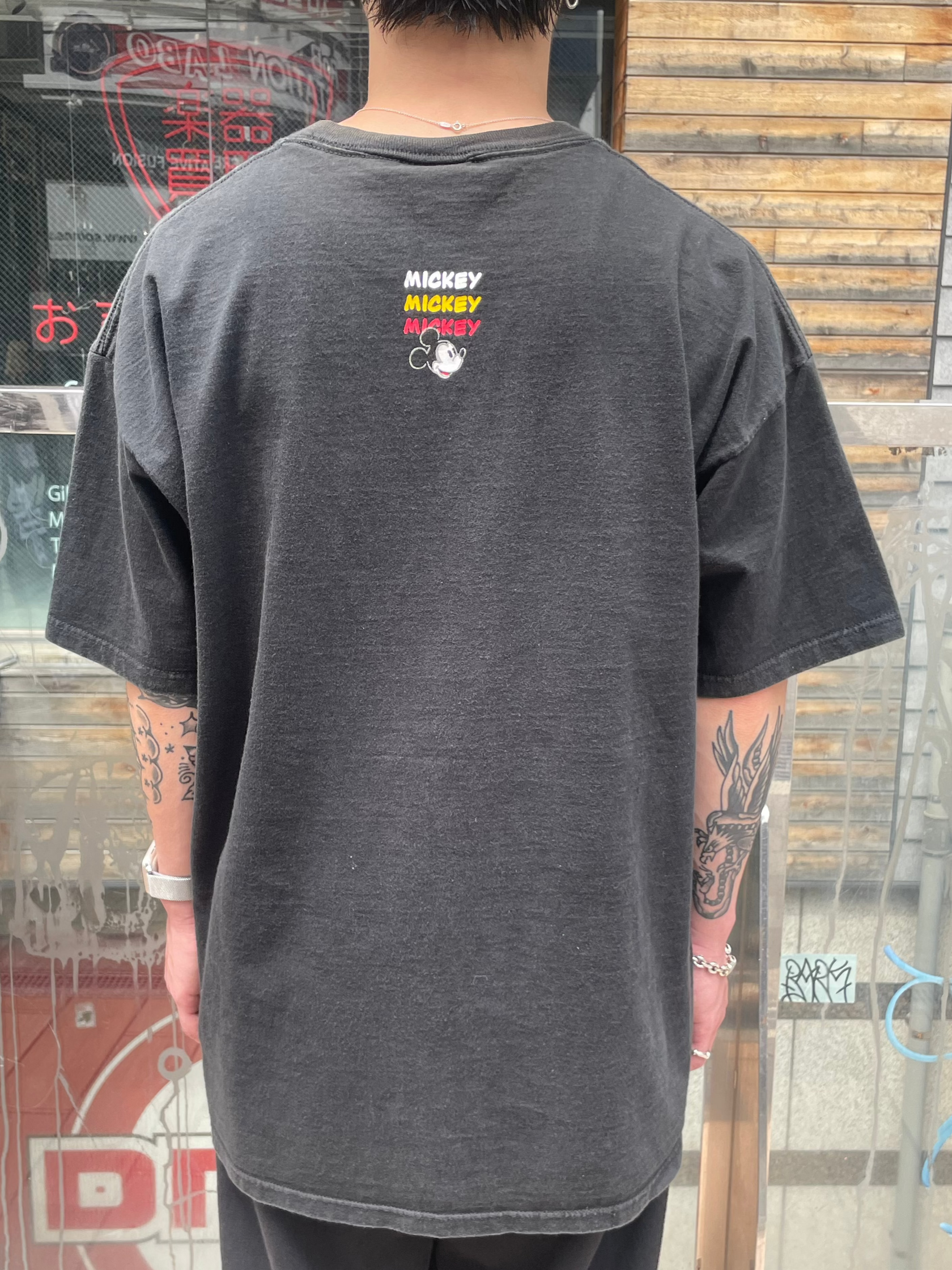 90's DISNEY「Mickey」USA製 キャラクターTシャツ