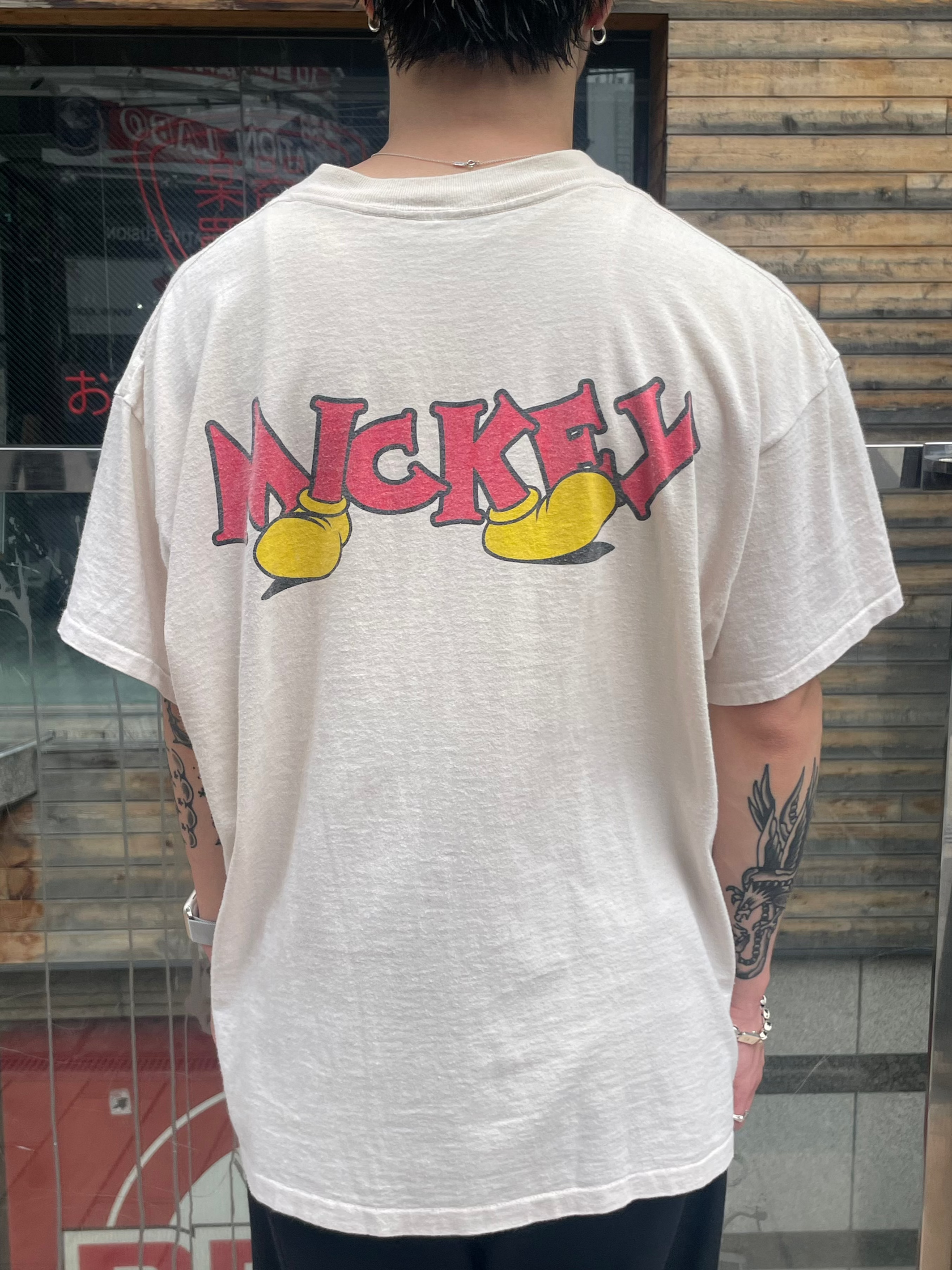 90's DISNEY「Mickey」キャラクター Tシャツ