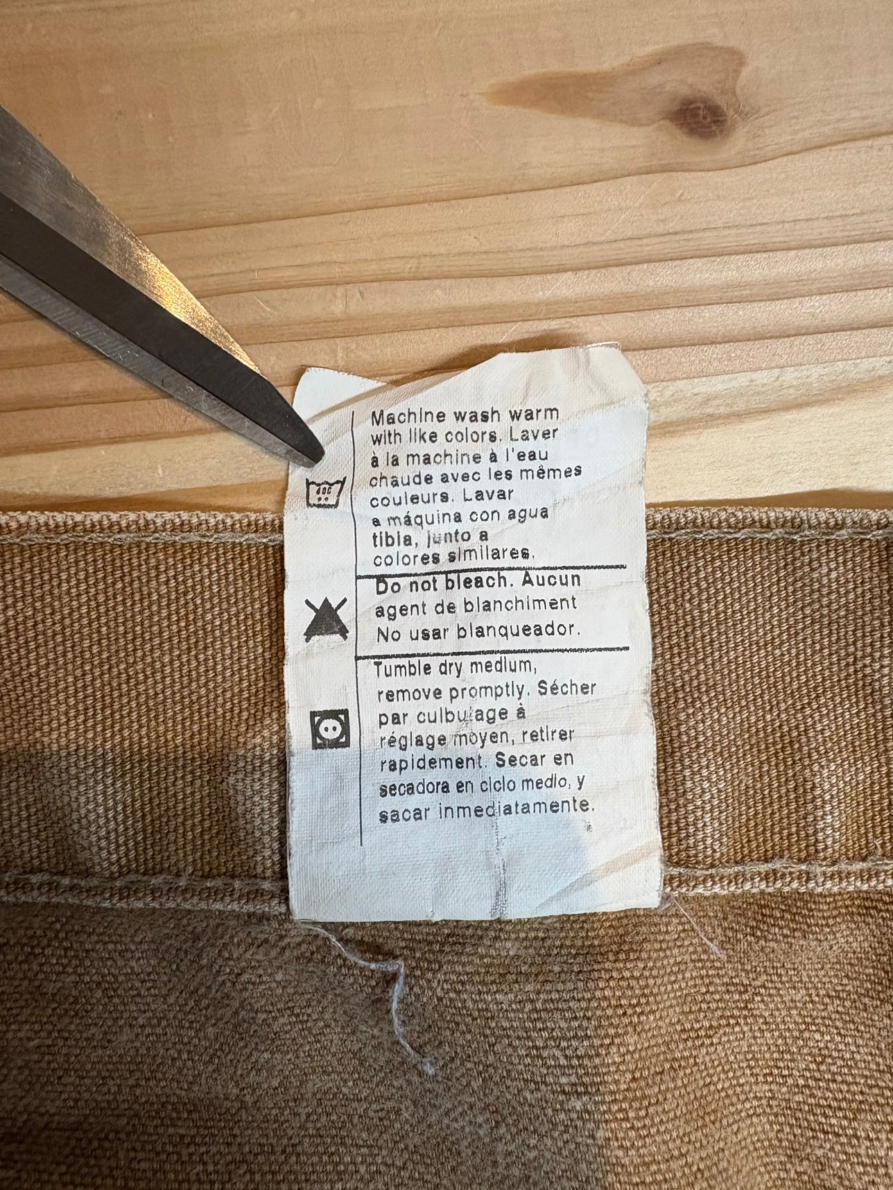 00's CARHART「DOUBLE NKEE PANT」ワークパンツ