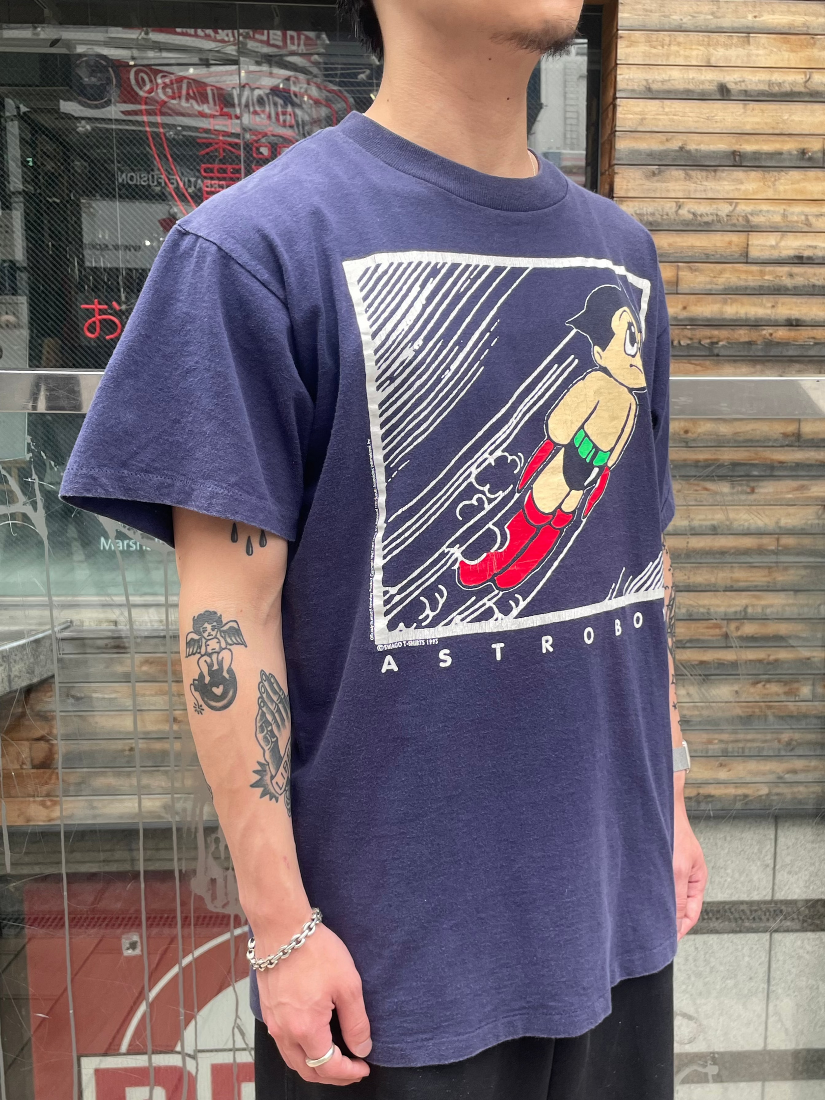 90's ASTRO BOY「FLYING」USA製 キャラクターTシャツ