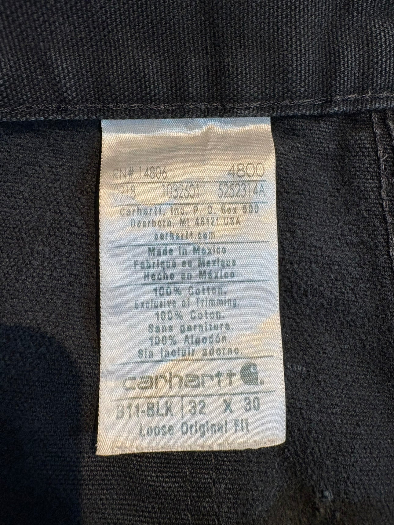 00's CARHARTT 「Loose Original Fit」ワークパンツ
