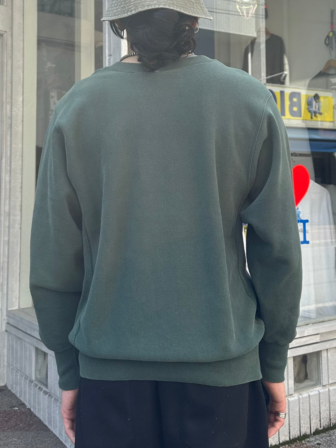 90's CHAMPION  REVERS WEAVE ワンポイントスウェット