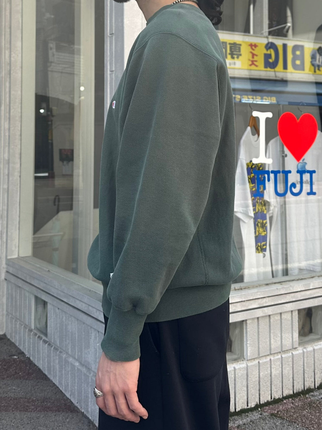 90's CHAMPION  REVERS WEAVE ワンポイントスウェット