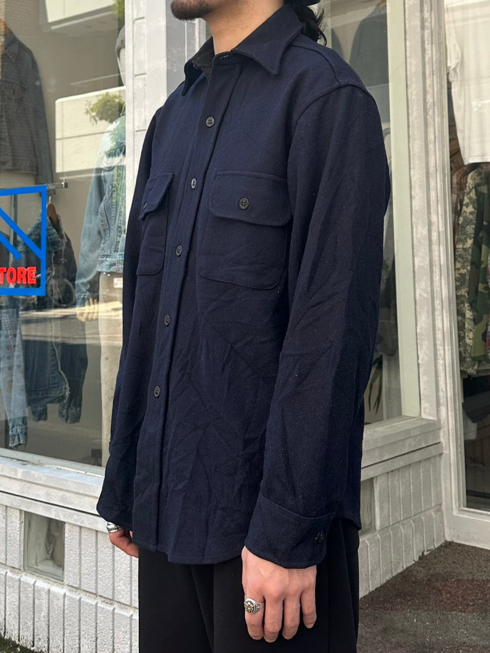 70's~80's ELDERADO 「CPO shirt jacket」ウールシャツ
