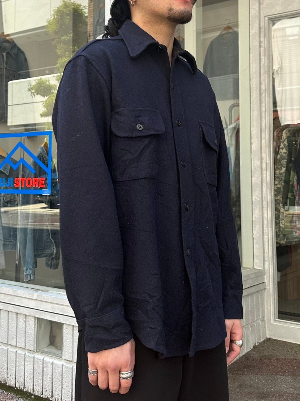 70's~80's ELDERADO 「CPO shirt jacket」ウールシャツ