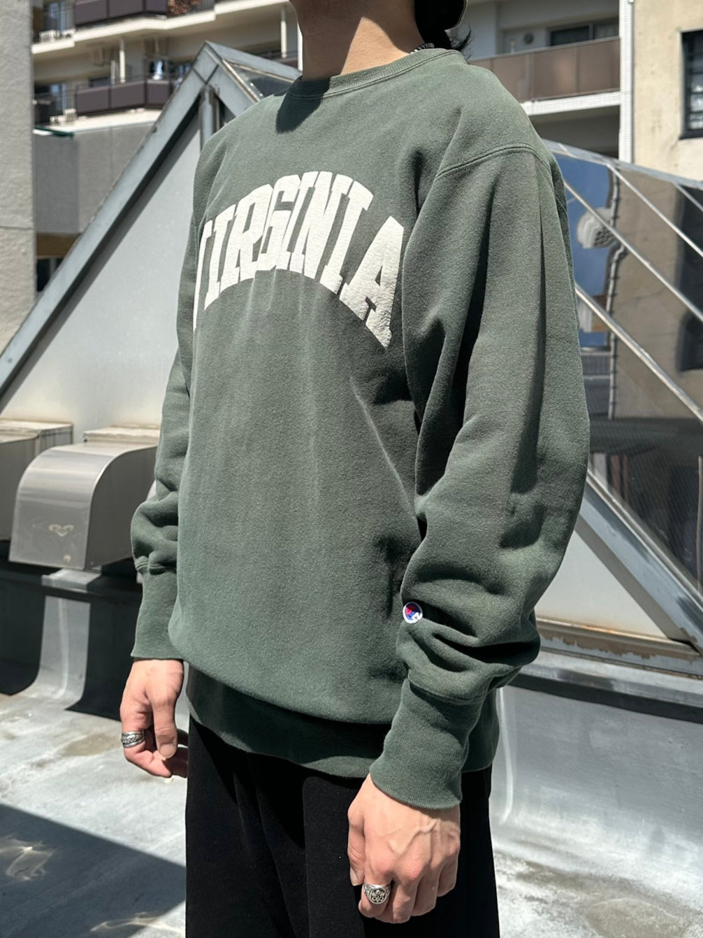 90's CHAMPION REVERS WEAVE "VIRGINIA"スウェット