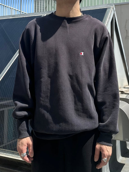90's CHANPION REVERSE WEAVE ワンポイント スウェット