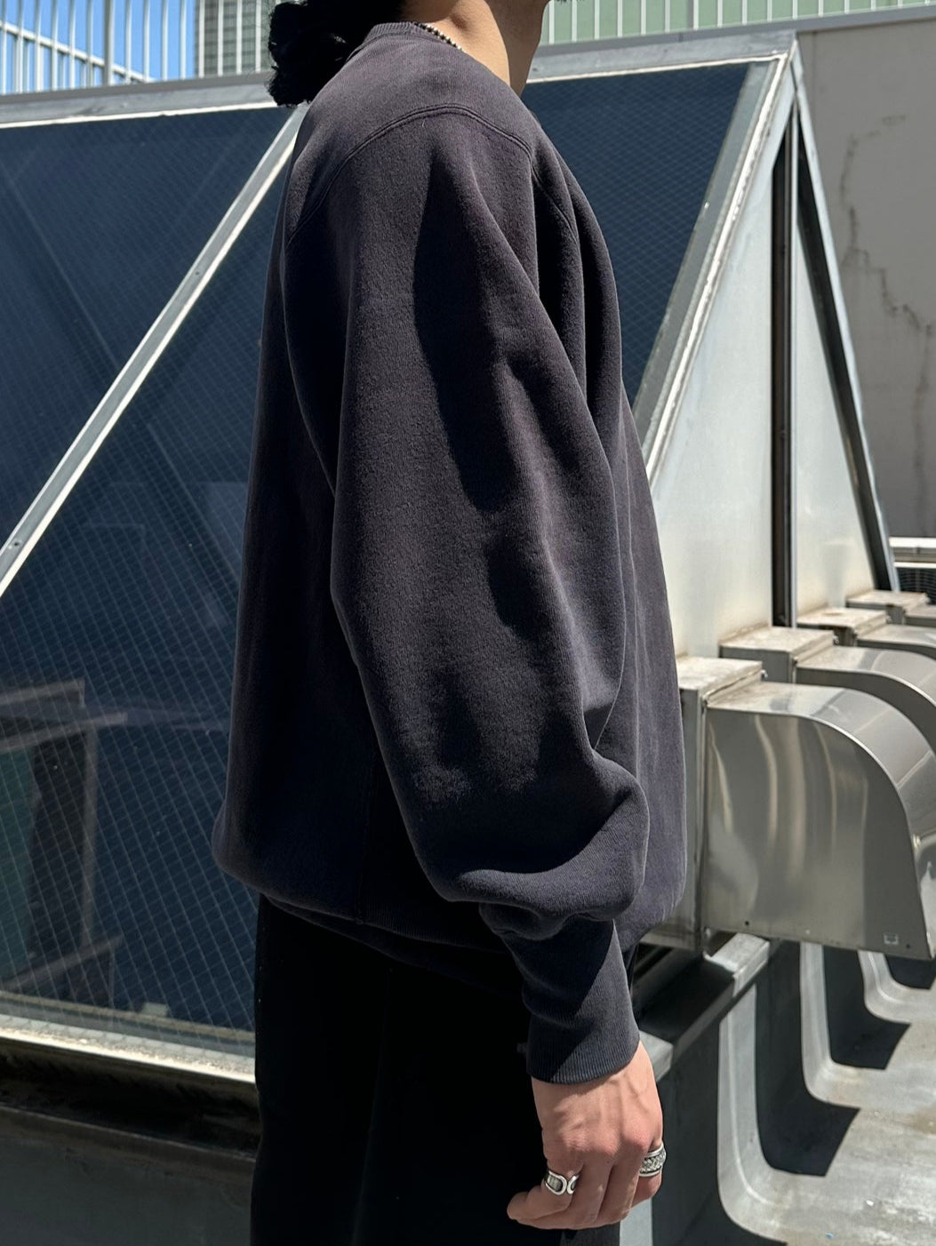 90's CHANPION REVERSE WEAVE ワンポイント スウェット