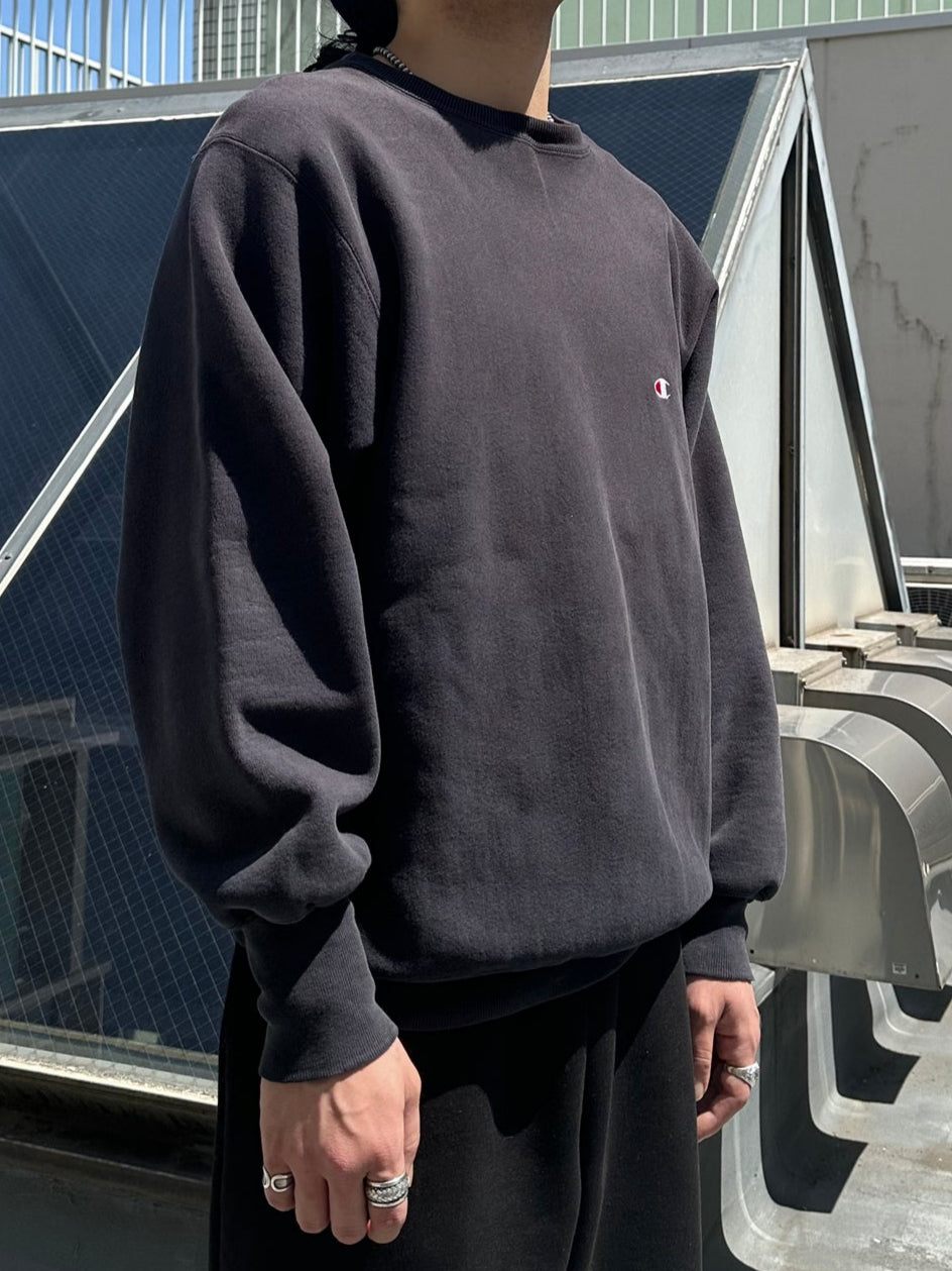 90's CHANPION REVERSE WEAVE ワンポイント スウェット