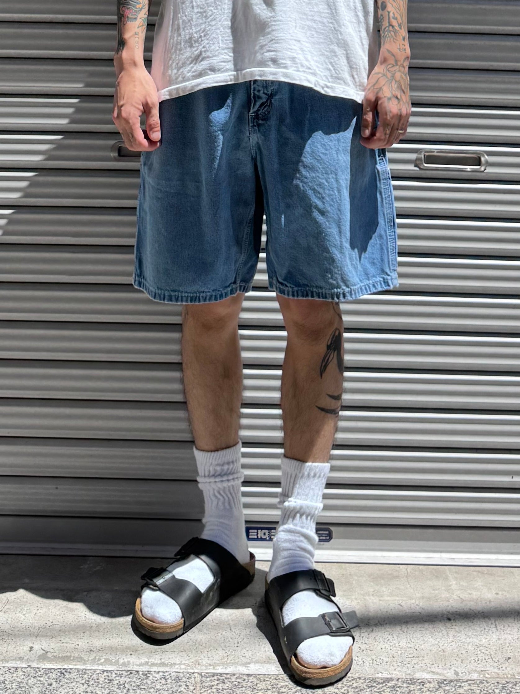 00’s 「CARHARTT」デニムペインターショーツ