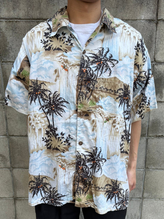 90's PATAGONIA「Pataloha」オープンカラーアロハシャツ