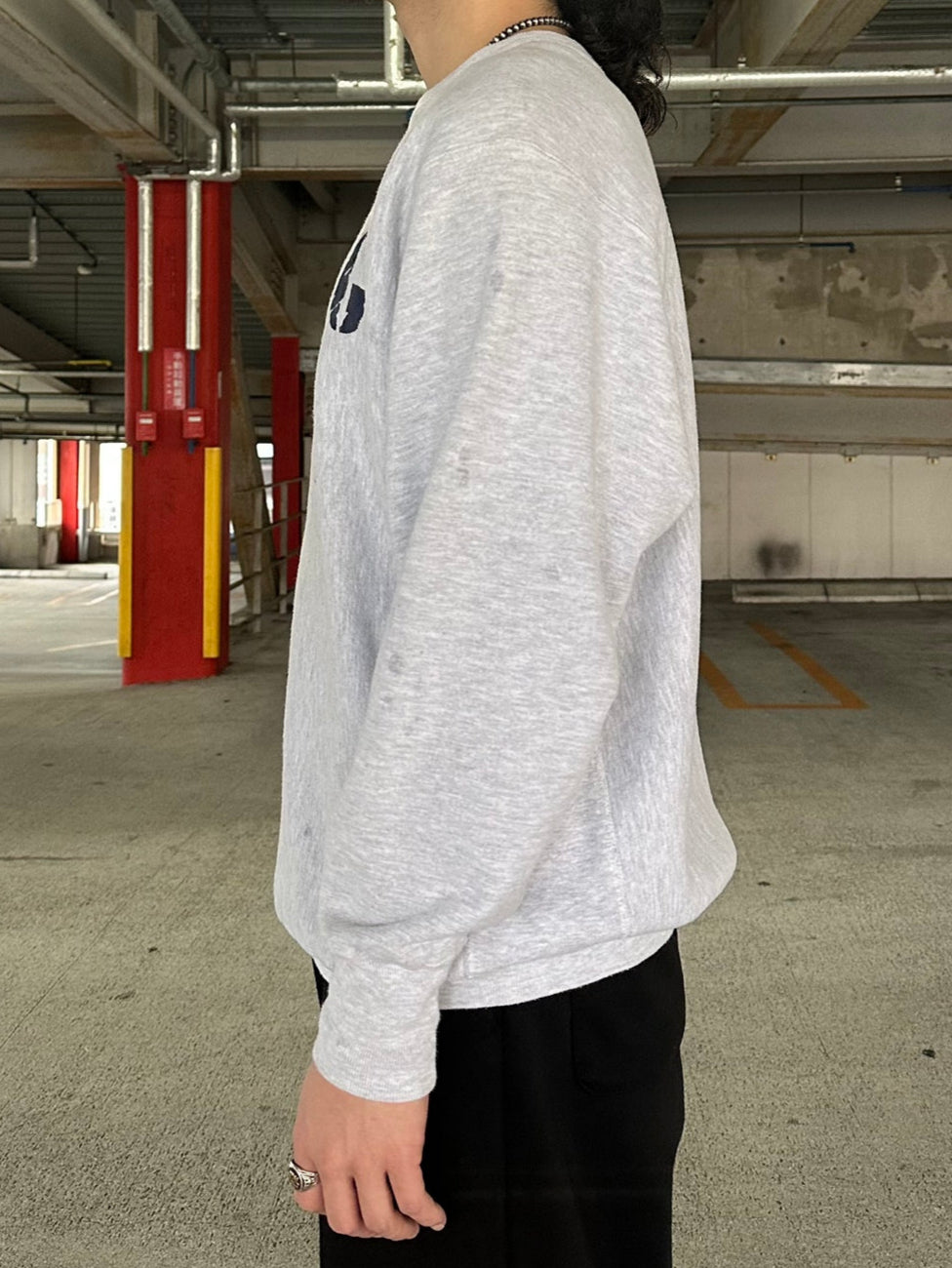 90's  CHAMPION 「YOUNG LIFE 」Reverse Weave USA製 カレッジスウェット