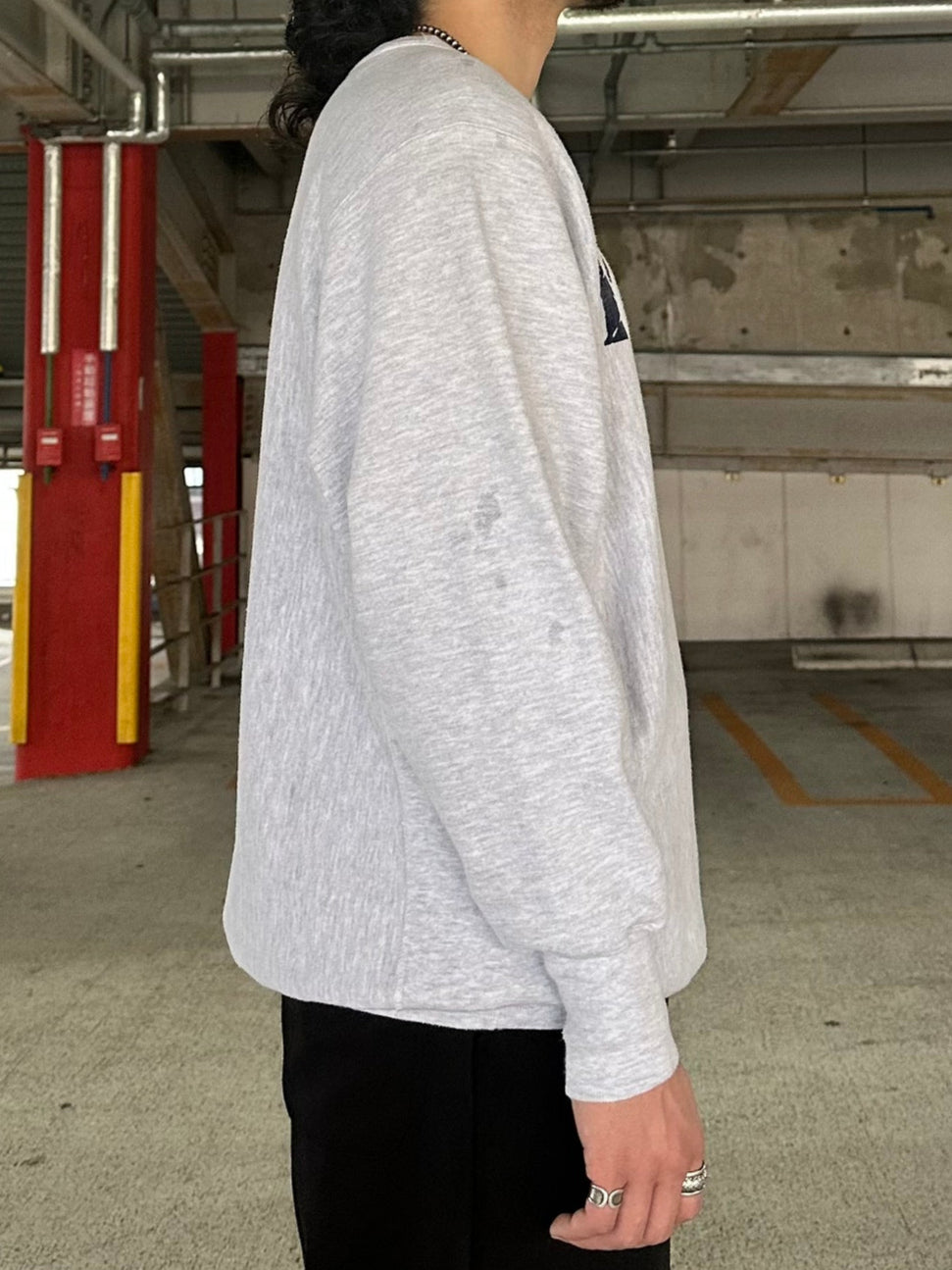 90's  CHAMPION 「YOUNG LIFE 」Reverse Weave USA製 カレッジスウェット