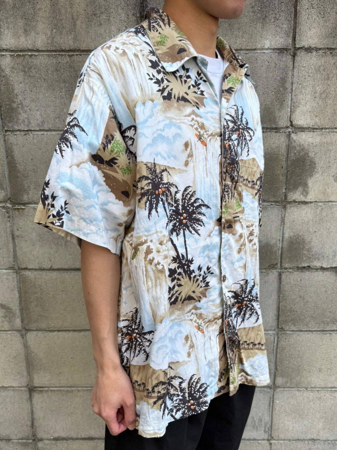 90's PATAGONIA「Pataloha」オープンカラーアロハシャツ