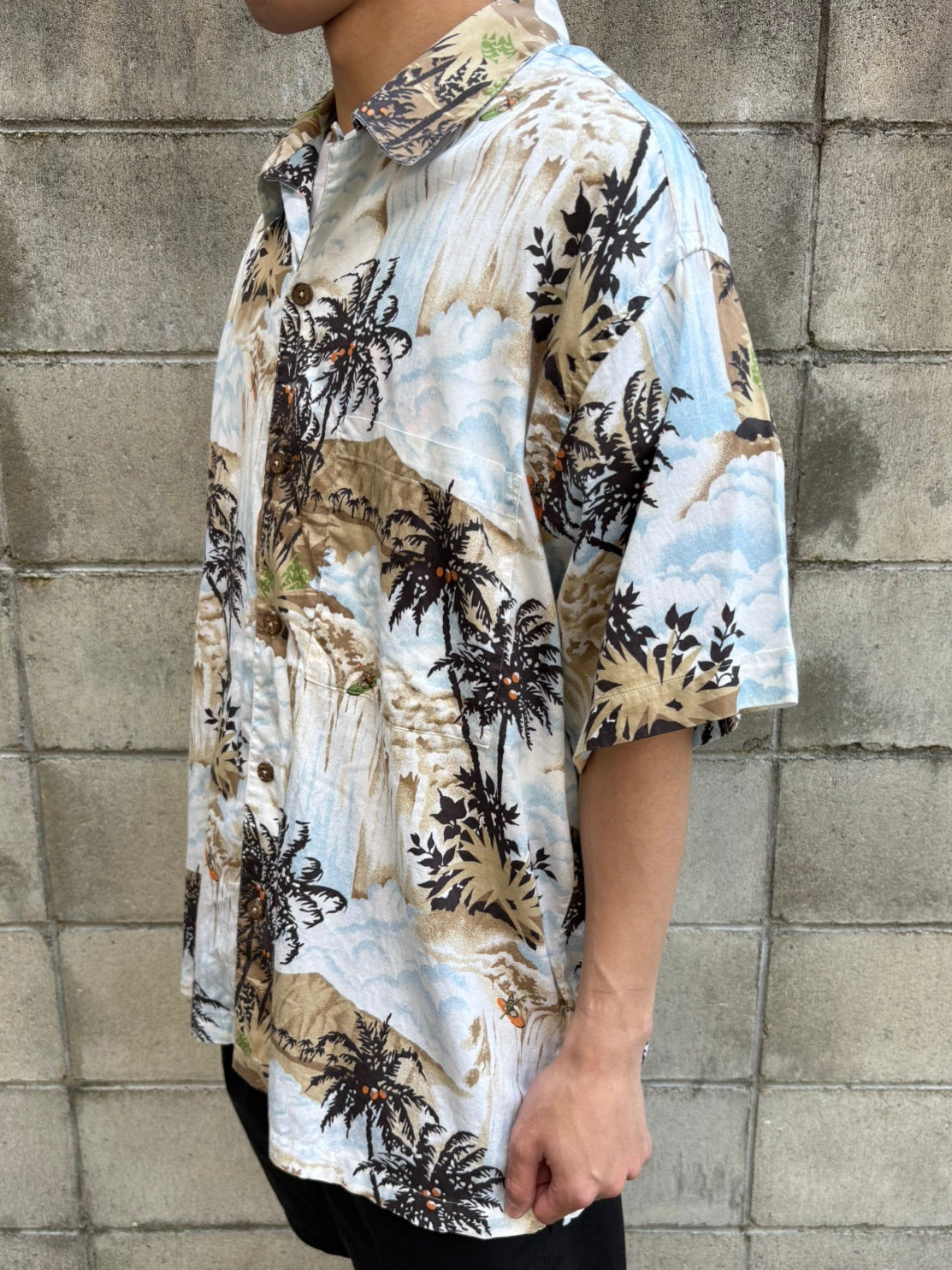 90's PATAGONIA「Pataloha」オープンカラーアロハシャツ