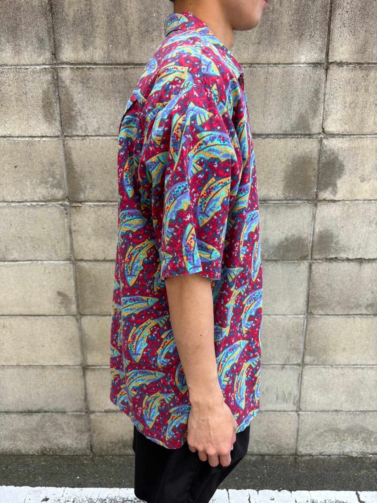 90's PATAGONIA「A/C Shirt "Fish"」アロハシャツ