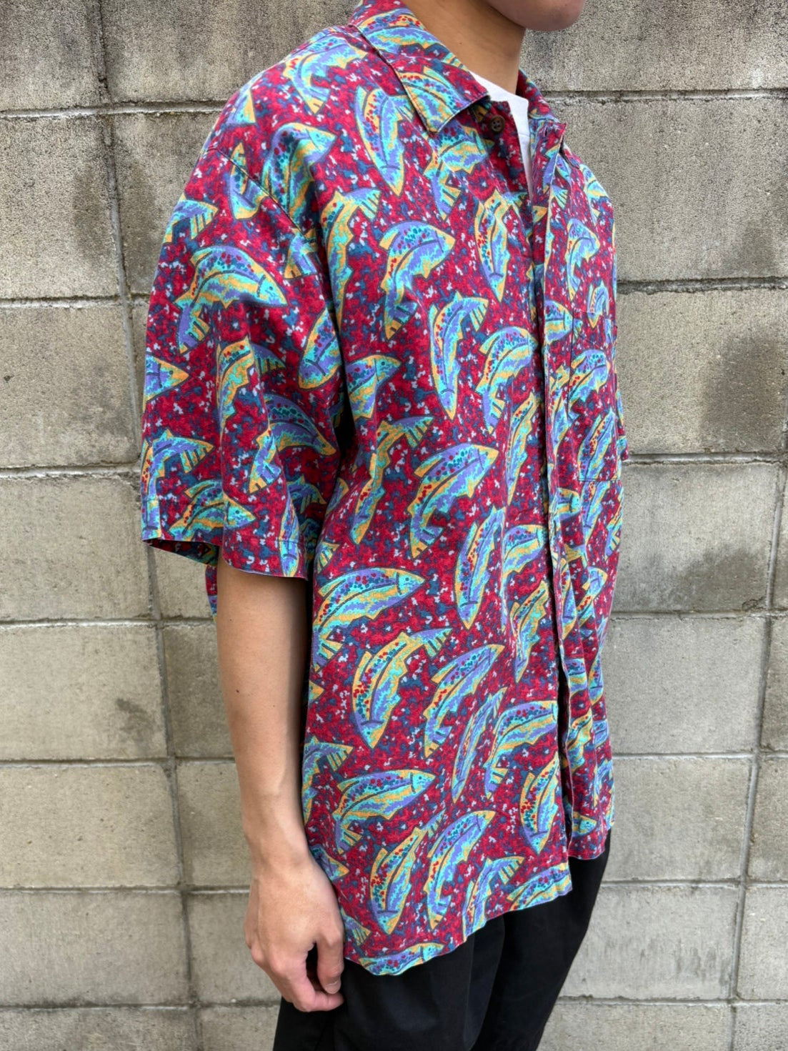 90's PATAGONIA「A/C Shirt "Fish"」アロハシャツ