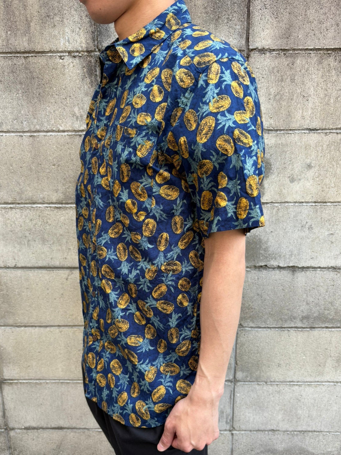 00's PATAGONIA 「Pataloha pineapple」アロハシャツ