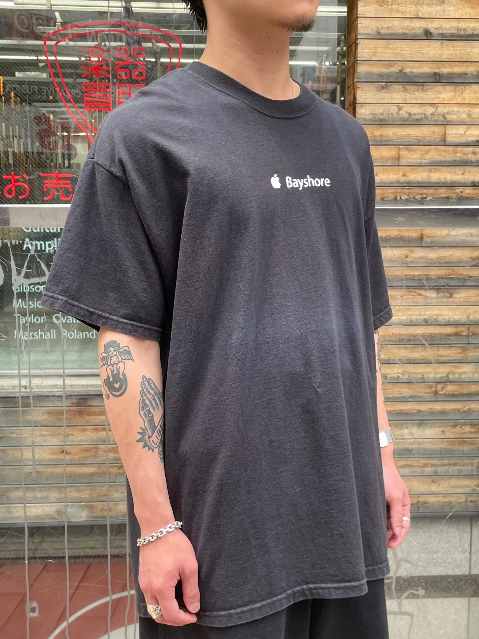 00's APPLE「Bayshore」企業Tシャツ