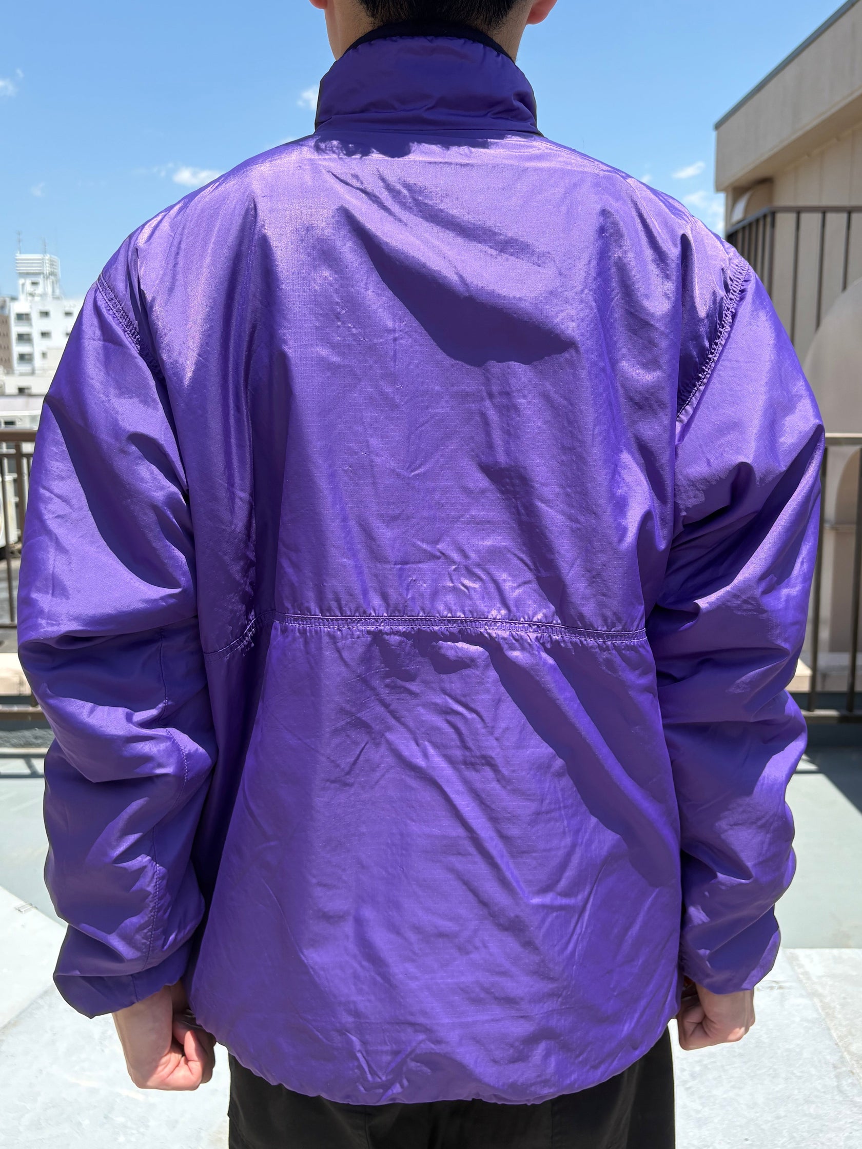 90's PATAGONIA「Glissade」リバーシブルフリースナイロンジャケット