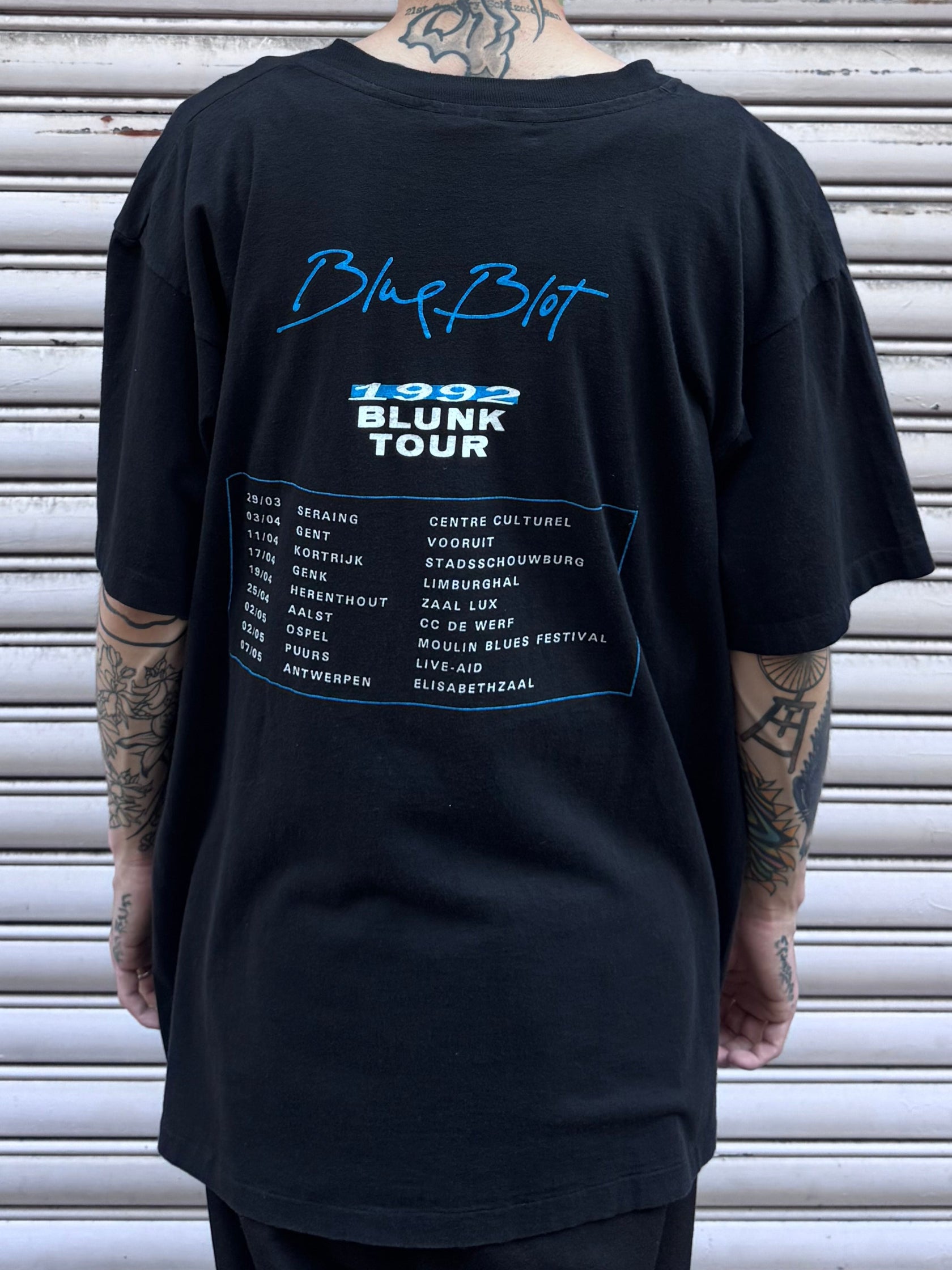 90's Blue Blot「1992 BLUNK TOUR」バンドTシャツ