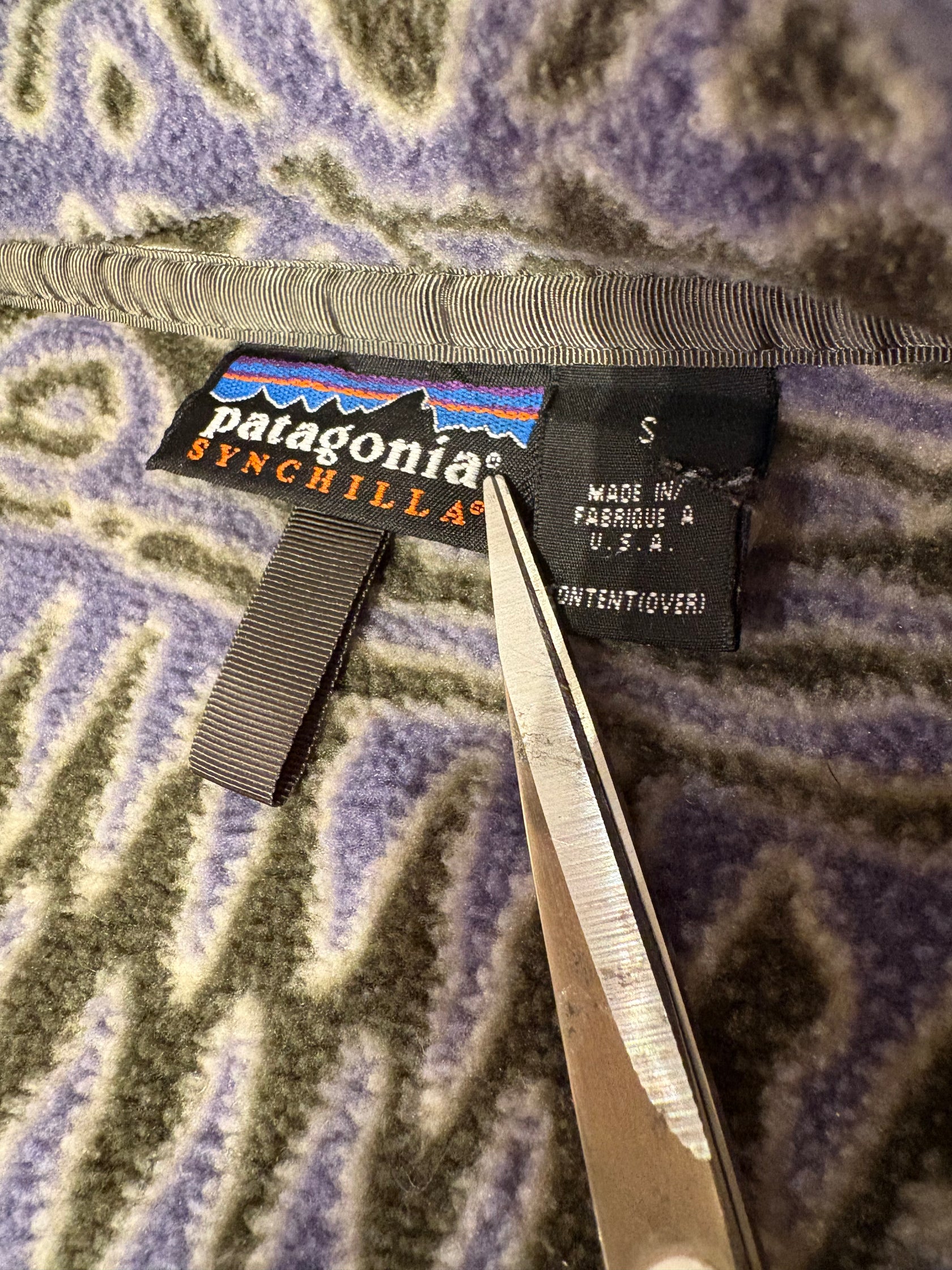 90's PATAGONIA「SnapT RUINS」フリースジャケット