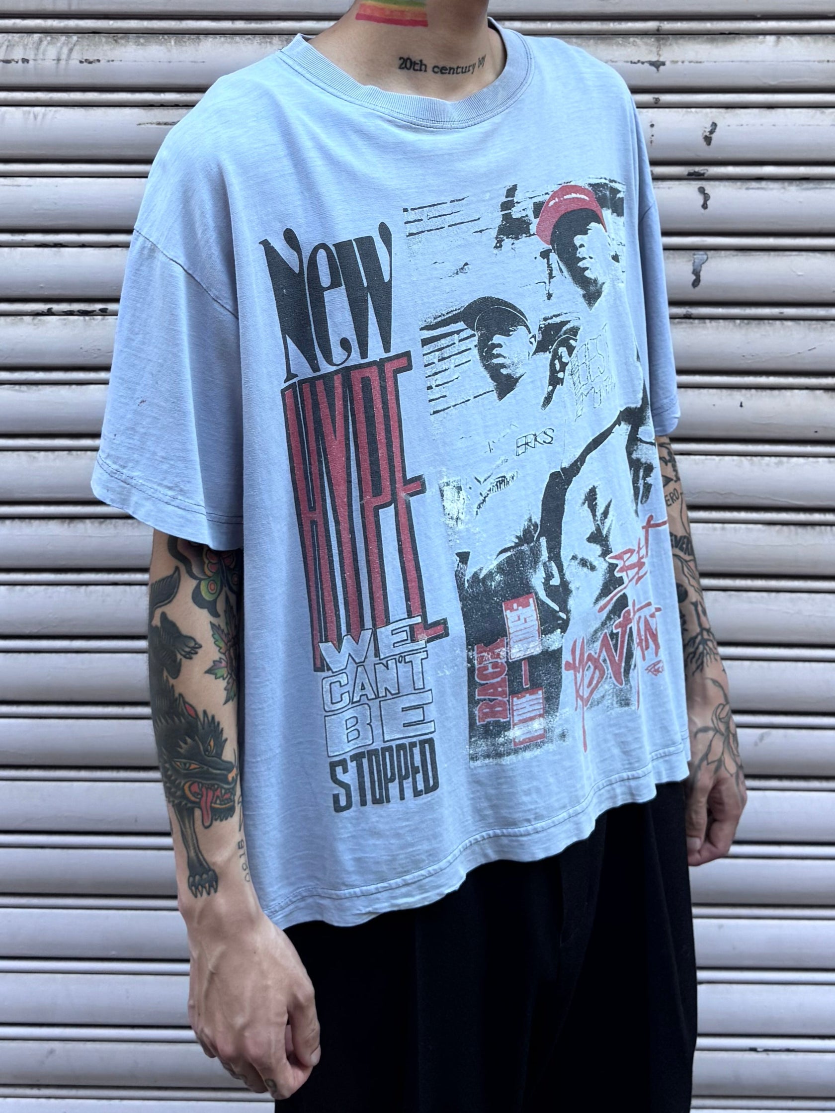 90's~00's NEW HYPE「WE CAN’T BE STOPPED」ラップTシャツ
