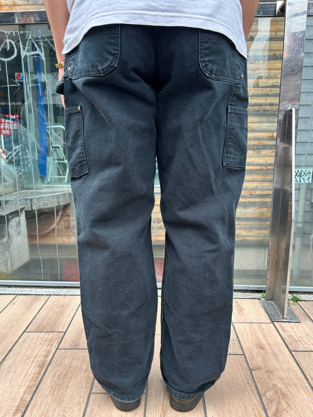 00's CARHART「DOUBLE NKEE PANT」USA製 ワークパンツ