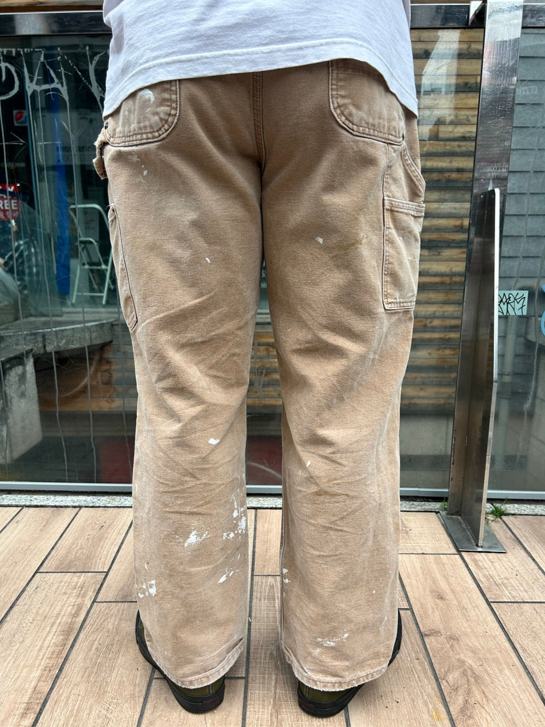 00's CARHART「DOUBLE NKEE PANT」ワークパンツ