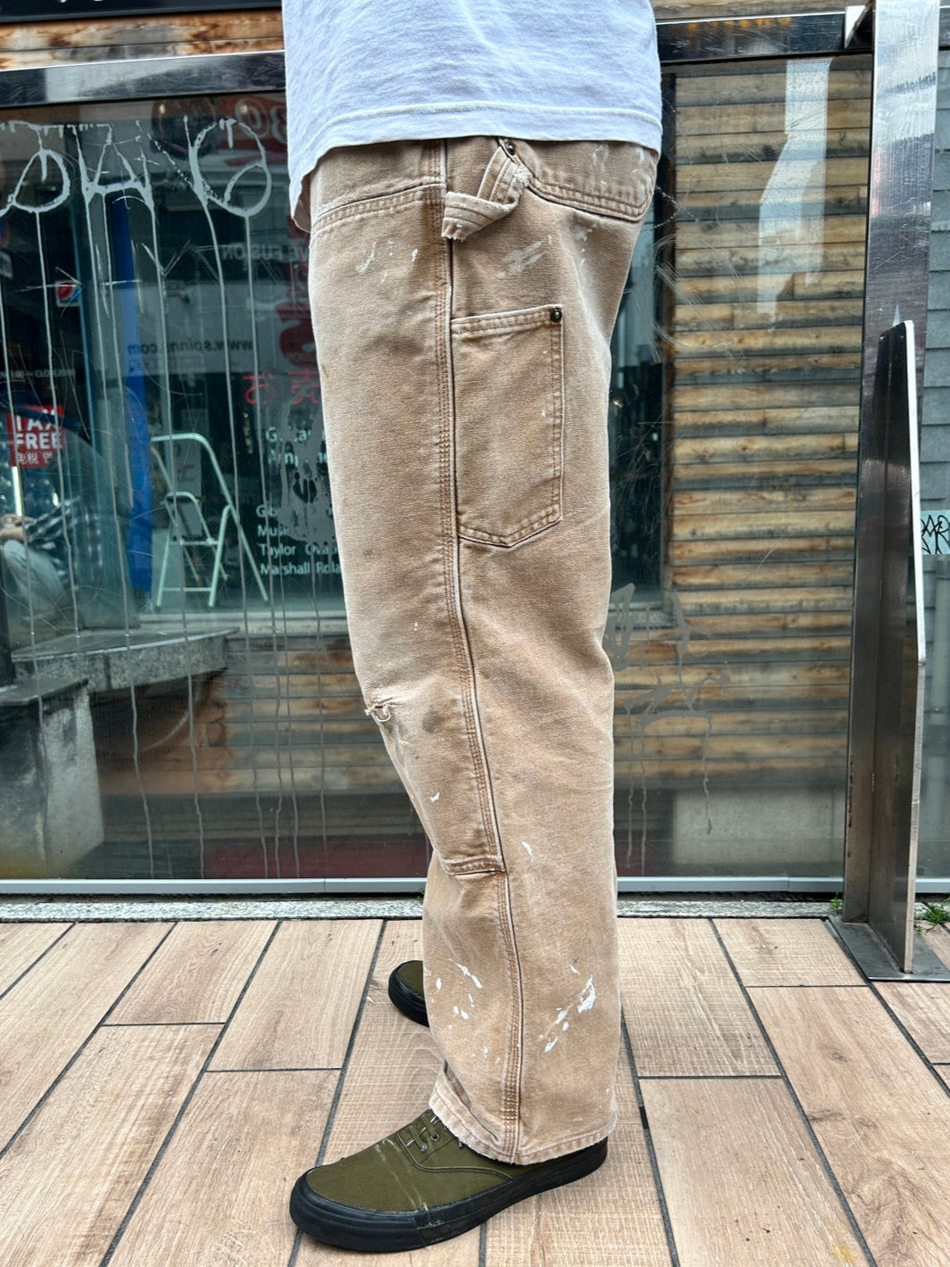 00's CARHART「DOUBLE NKEE PANT」ワークパンツ