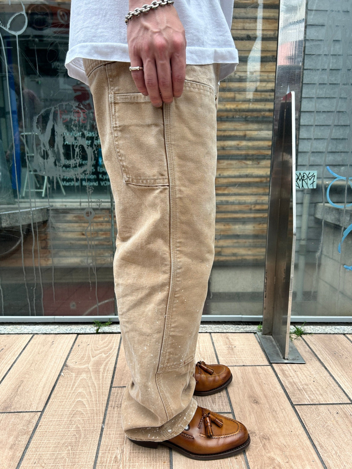 00's CARHART 「DOUBLE NKEE PANT」USA製 ワークパンツ