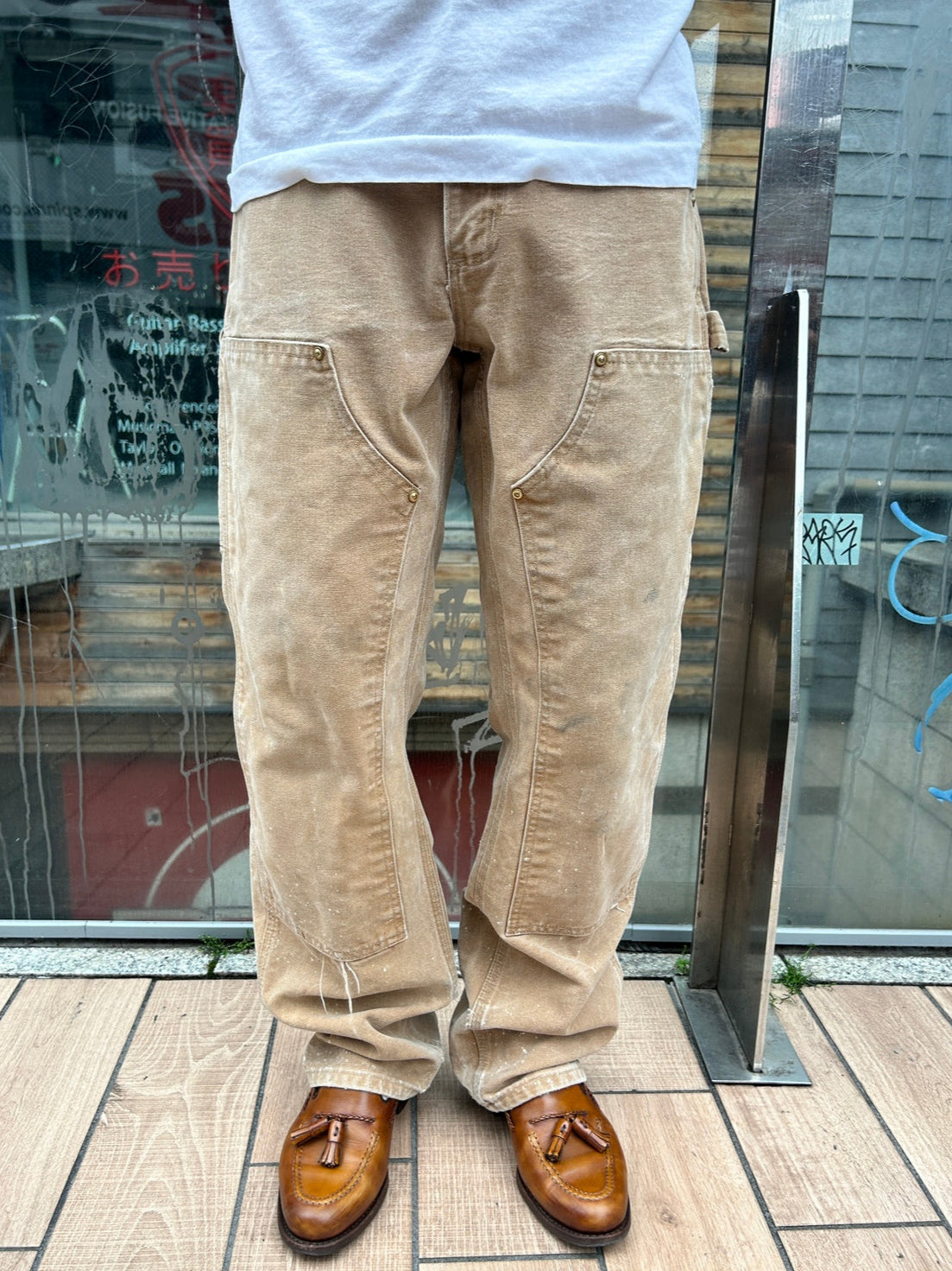 00's CARHART 「DOUBLE NKEE PANT」USA製 ワークパンツ